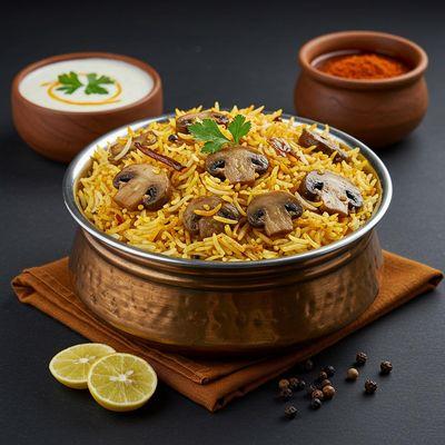 Mushroom Biriyani
